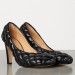 Bottega Veneta Padded Bloc Pumps In Black Lambskin