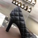 Bottega Veneta Padded Bloc Pumps In Black Lambskin