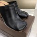 Bottega Veneta Bloc Mules In Black Calfskin