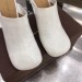 Bottega Veneta Bloc Mules In White Calfskin