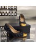 Bottega Veneta Black Quilted Pumps With Metal Toe