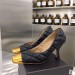 Bottega Veneta Black Quilted Pumps With Metal Toe