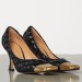 Bottega Veneta Black Quilted Pumps With Metal Toe