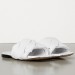 Bottega Veneta BV Lido Flat Sandals In White Lambskin