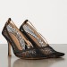 Bottega Veneta Stretch Pumps In Black Mesh