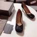 Bottega Veneta Bloc Pumps In Black Laville Leather