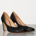 Bottega Veneta Bloc Pumps In Black Laville Leather