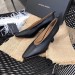 Bottega Veneta Almond Toe Pumps In Black Nappa Leather