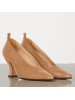 Bottega Veneta Almond Toe Pumps In Nude Nappa Leather