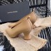 Bottega Veneta Almond Toe Pumps In Nude Nappa Leather