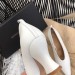 Bottega Veneta Almond Toe Pumps In White Nappa Leather