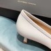 Bottega Veneta BV Madame Pumps In White Leather