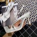 Bottega Veneta Ankle-strap Stretch Sandals In White Nappa Leather