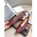 Bottega Veneta Almond Flats In Bordeaux Nappa Leather