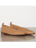 Bottega Veneta Almond Flats In Nude Nappa Leather