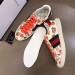 Gucci Women Ace Sneaker With Gucci Strawberry Print