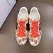 Gucci Women Ace Sneaker With Gucci Strawberry Print