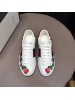 Gucci White Women Ace Embroidered Floral Sneaker