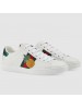 Gucci White Women Ace Embroidered Pineapple Sneaker