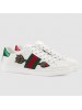 Gucci White Women Ace Embroidered Arrow Sneaker