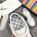 Gucci White Women Ace Embroidered Loved Sneaker