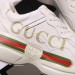 Gucci Women Rhyton Gucci Logo Leather Sneaker