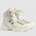 Gucci Women's White Flashtrek GG Wool Sneaker