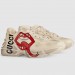 Gucci Women's Rhyton Sneaker With Mouth Print