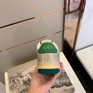 Gucci Women's Green Screener GG Sneakers