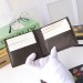 Gucci Beige Web GG Supreme Bi-fold Wallet