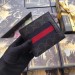 Gucci Black Web GG Supreme Bi-fold Wallet