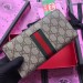 Gucci Zip Around Wallet In Web Bee GG Supreme