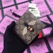 Gucci Bee Print GG Supreme Bi-fold Wallet