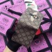 Gucci Bee Print GG Supreme Bi-fold Wallet