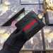 Gucci Black Signature Web Bi-fold Wallet