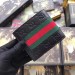 Gucci Black Signature Web Bi-fold Wallet