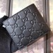 Gucci Black Signature GG Metal Bi-fold Wallet