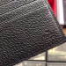 Gucci Black Stripe Leather Bi-fold Wallet