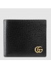 Gucci GG Marmont Bi-fold Wallet In Black Leather