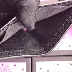 Gucci Bee Star Bi-fold Wallet In Black Leather