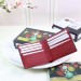 Gucci Red Print Leather Bi-fold Wallet