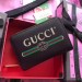 Gucci Black Print Leather Card Case