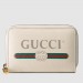 Gucci White Print Leather Card Case
