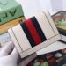 Gucci White Ophidia Card Case Wallet