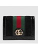 Gucci Black Suede Ophidia Card Case Wallet