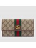 Gucci GG Ophidia Continental Wallet With Three Little Pigs
