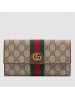 Gucci GG Ophidia Continental Wallet With Three Little Pigs