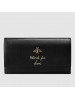 Gucci Black Animalier Continental Wallet