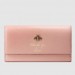 Gucci Pink Animalier Continental Wallet
