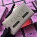 Gucci White Print Leather Zip Around Wallet